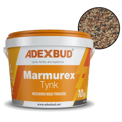 Tynk mozaikowy w kolorze brązowym TM131 dekoracyjny Adexbud