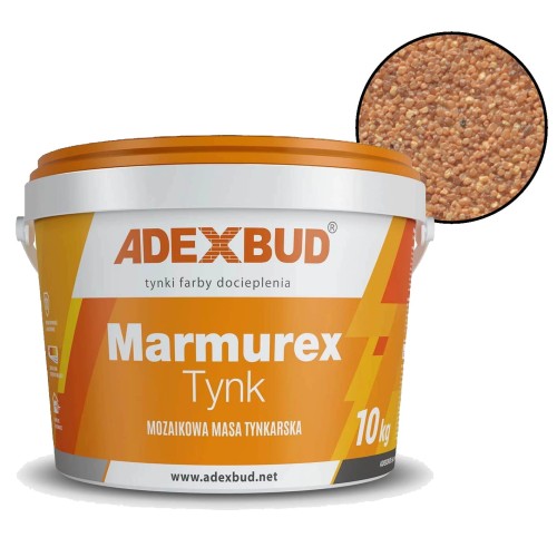 Tynk mozaikowy w kolorze pomarańczowy TM139 dekoracyjny Adexbud