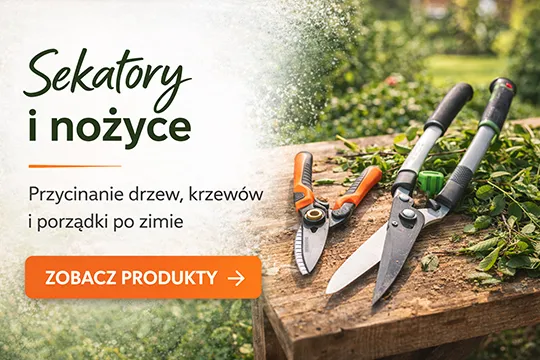 Sekatory i nożyce ogrodowe do przycinania drzew i krzewów – narzędzia ogrodnicze do pielęgnacji ogrodu po zimie
