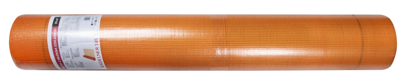 Rolka siatki z włókna szklanego do elewacji 165 g/m2 – siatka do zatapiania w kleju przy ociepleniu styropianem